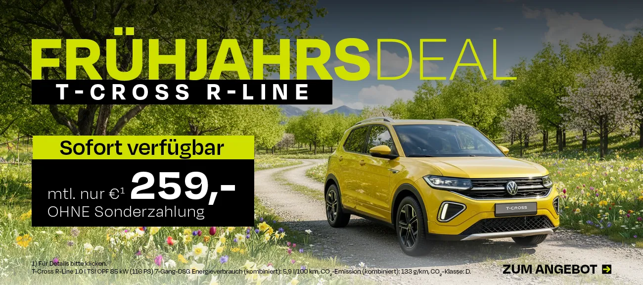 T-Cross Frühjahrsdeal