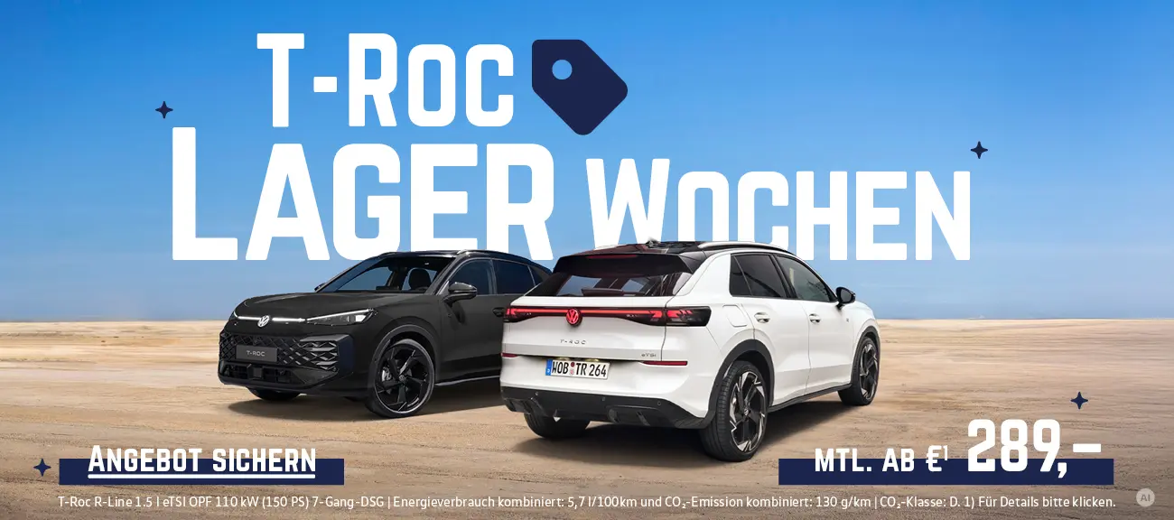 T-Roc Lager Wochen