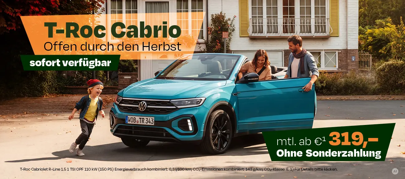 T-Roc Cabriolet Herbst
