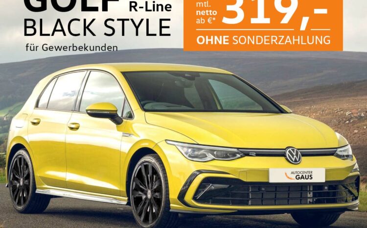  Der Golf R-Line Black Style