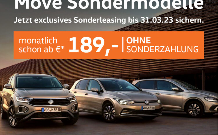  VW Move Sondermodelle