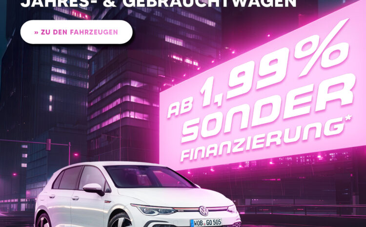  VW Golf 1,99% Sonderfinanzierung