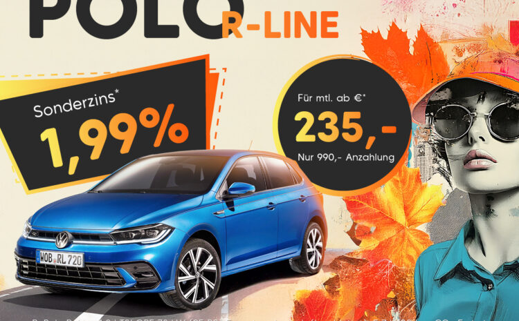  VW Polo R-Line 1,99% Sonderfinanzierung