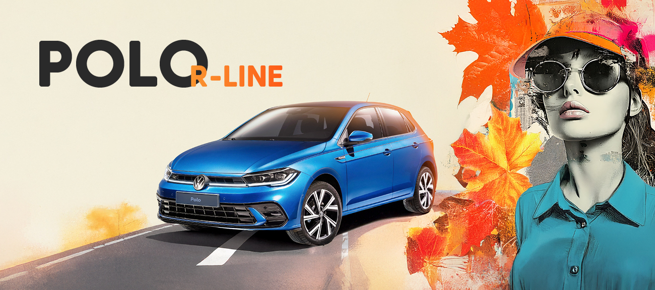 Polo R-Line in blau Autocenter Gaus SALE Angebot