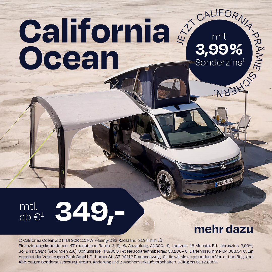 BEITRAG VW California Ocean 3,99%