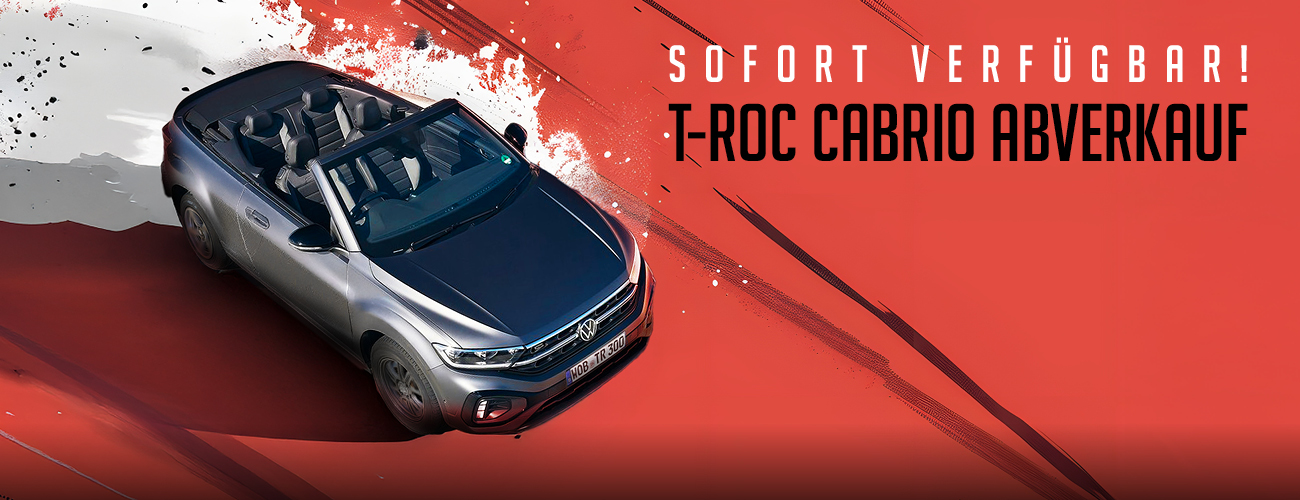 HEADER T-Roc Cabrio Abverkauf