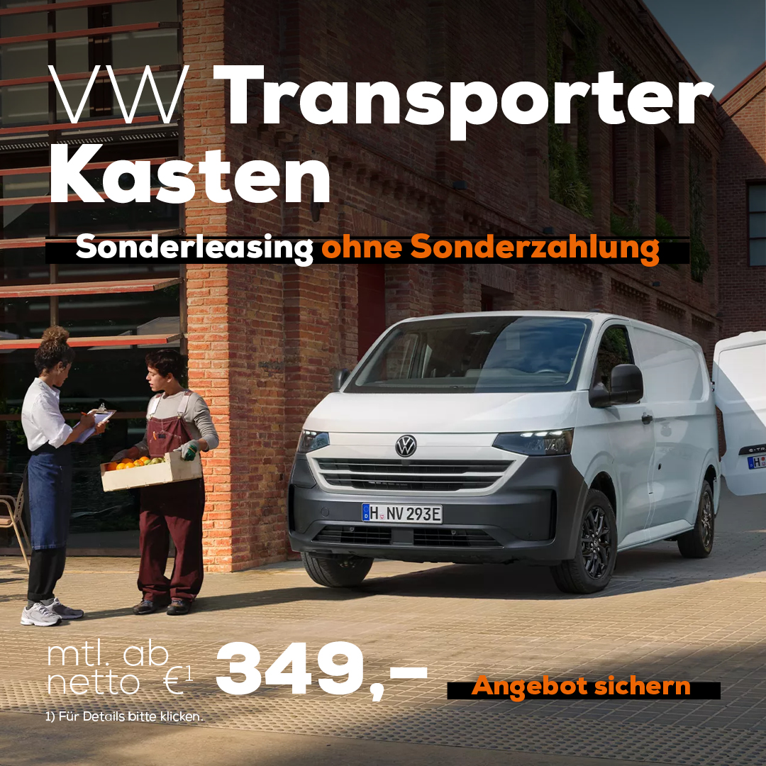 VW Transporter Sonderleasing