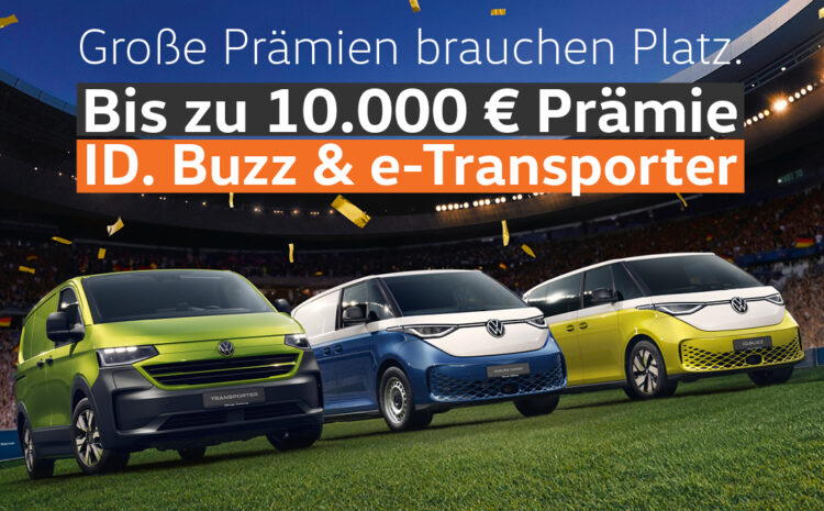  VW e-Transporter und ID.Buzz Sonderleasing