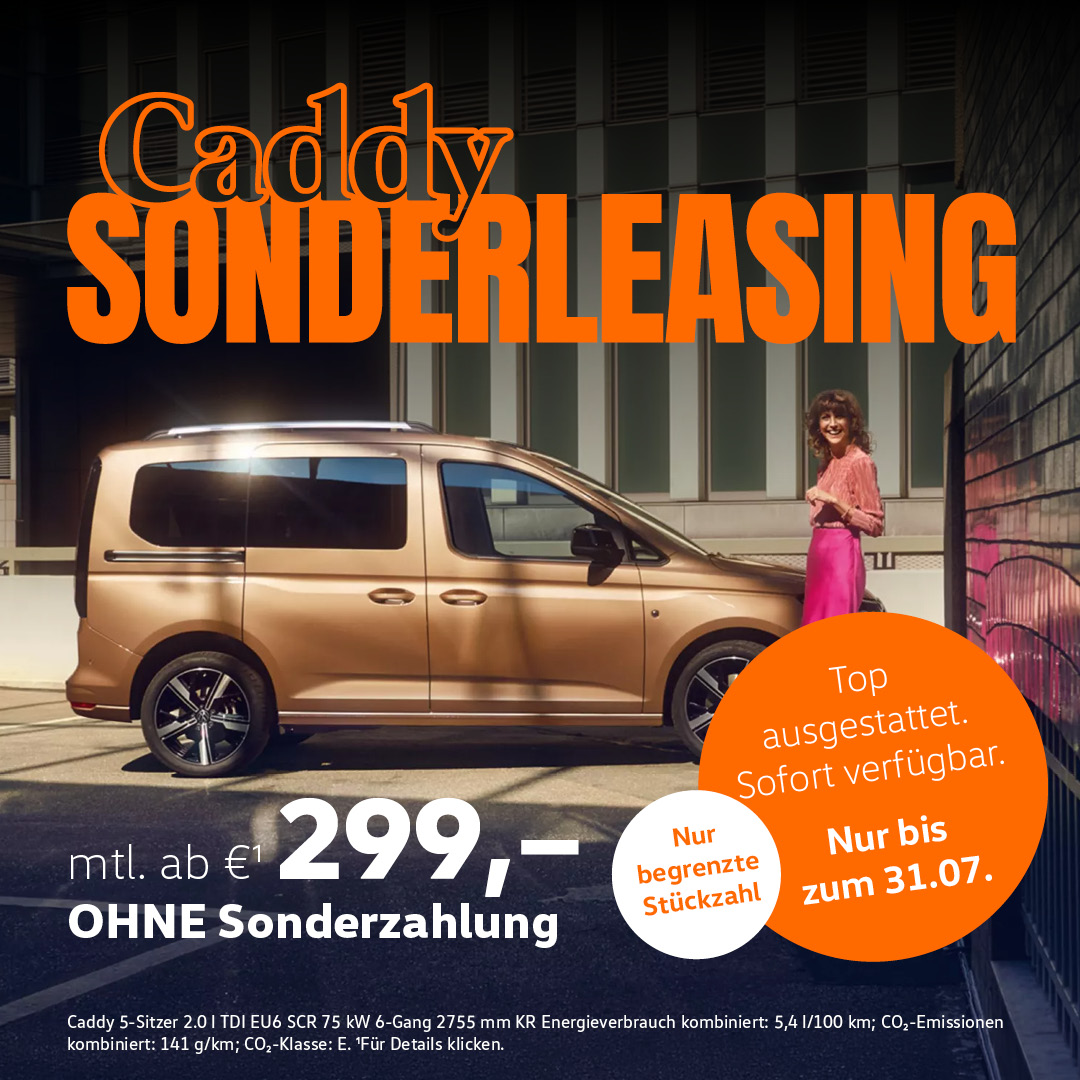 BEITRAGSBILD VW CADDY HANDELSLAGER