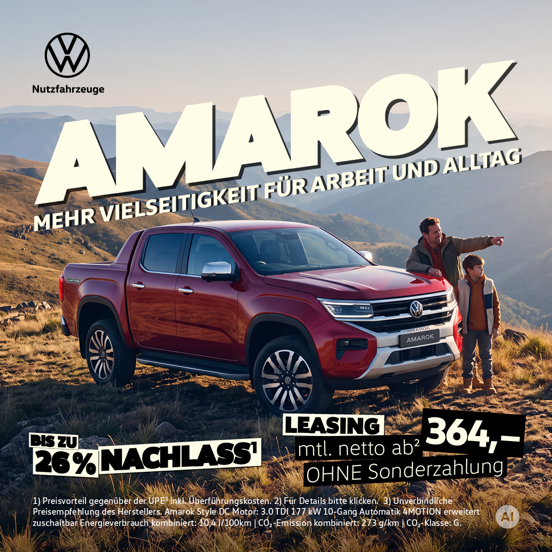 BEITRAGSBILD VW AMAROK SPEZIWOCHEN