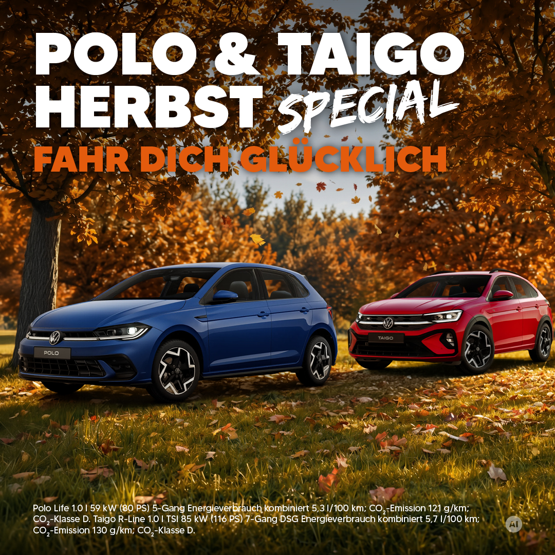 HEADER MOBILE VW Polo + Taigo Herbst Special